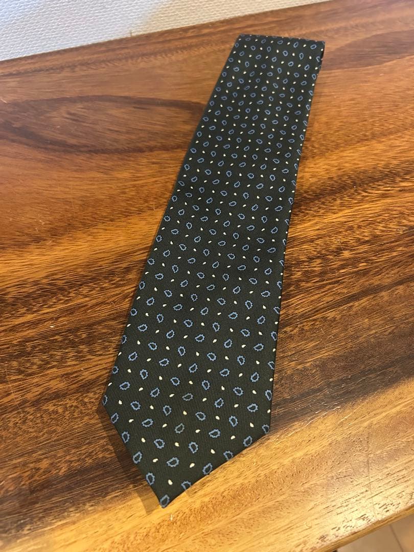 マリネッラ ネクタイ ペイズリー グリーン スミズーラ