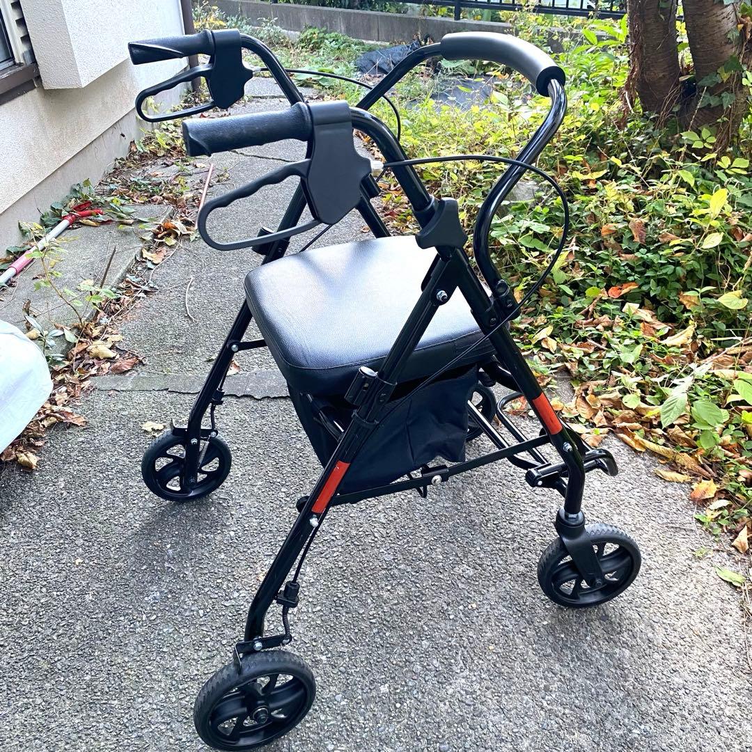 Fkstyle/折りたたみ式/4輪/シルバーカー/座れる