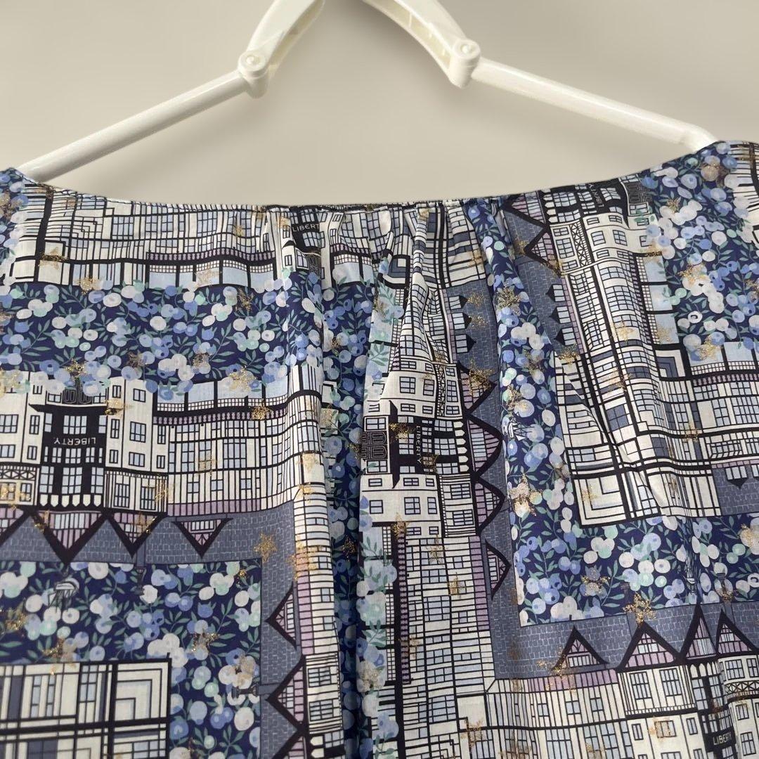 にこっち様ハンドメイドリバティタナローンワンピース