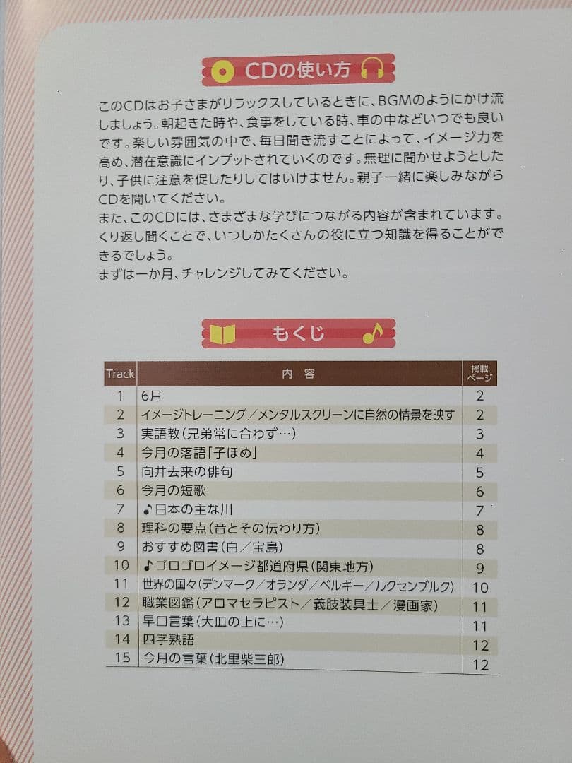 Harry　七田式　能力開発CD　STEP1、2、3