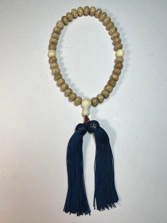 数珠 星月菩提腕珠 マンモス隔珠 サイズ：主玉1.2cm そ