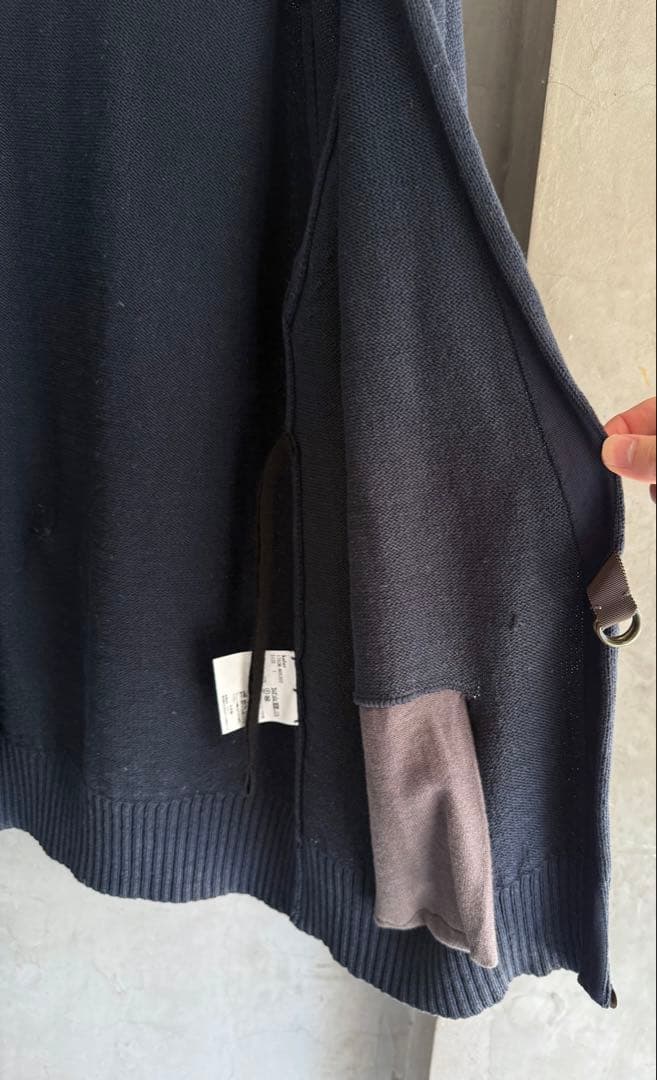 トップス Kolor 17SS Archive Side Belted Cardigan