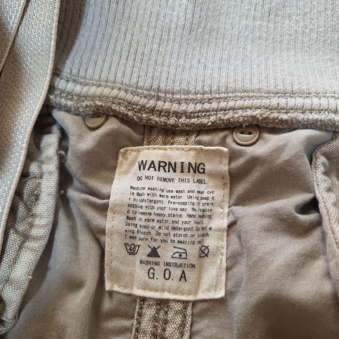 【GOA　ゴア】　ジップスライダースカート　ロング　2WAY　サスペンダー　S