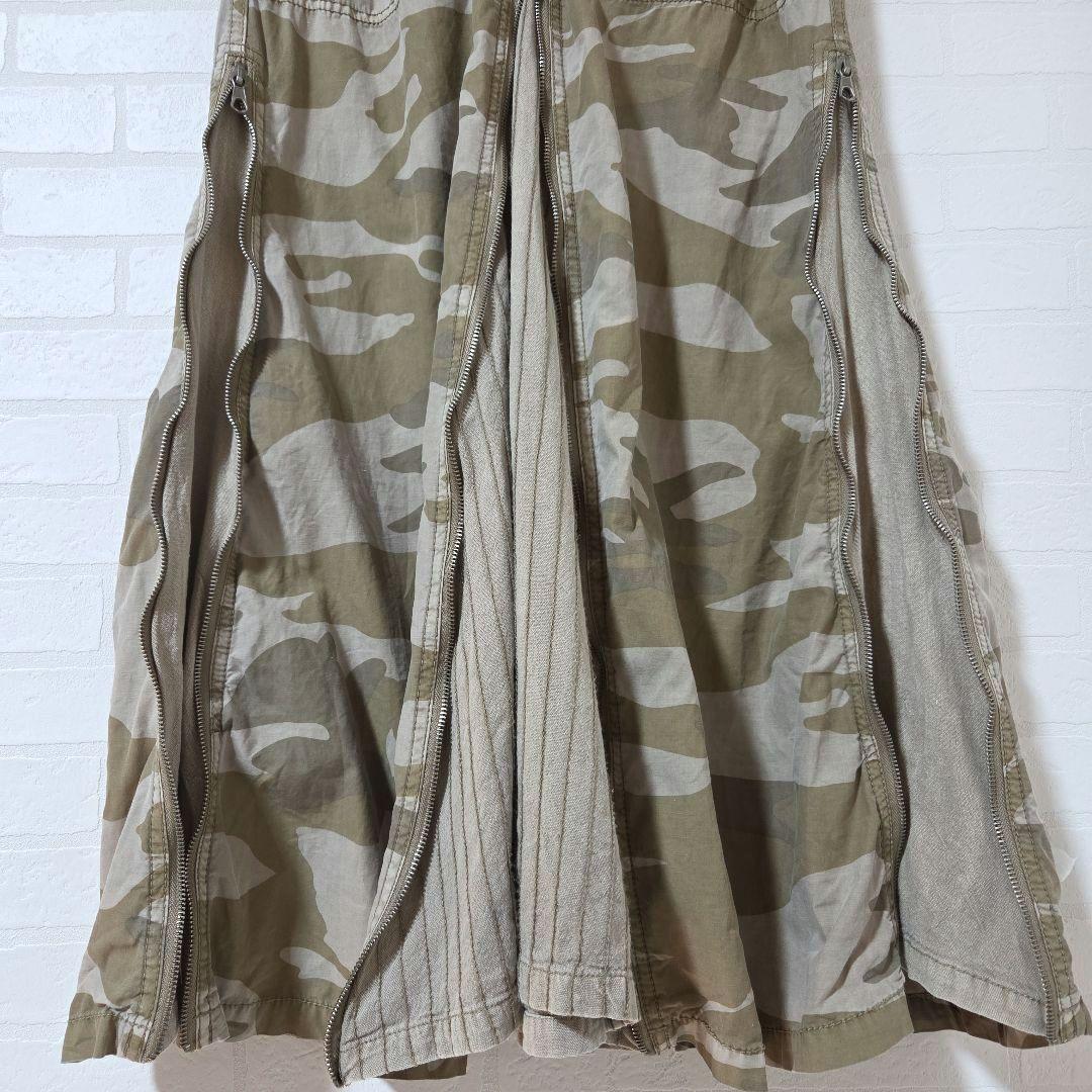 【GOA　ゴア】　ジップスライダースカート　ロング　2WAY　サスペンダー　S