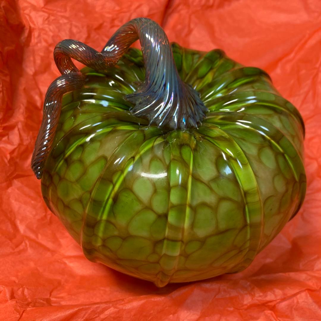 ガラス　パンプキン　超貴重品　ハロウィーン