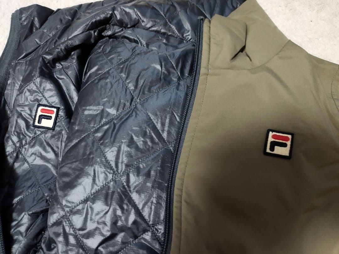 タイムセール　グレー　S フィラFILA テニス　リバーシブル ジャケット