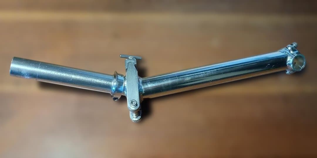 BD-1 初期型 ハンドルポスト ヒンジ改良 特注品 25.4mm ノーマル角