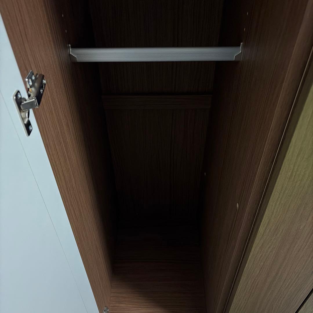 ニトリ NITORI クローゼット ワードローブ ミラー付き