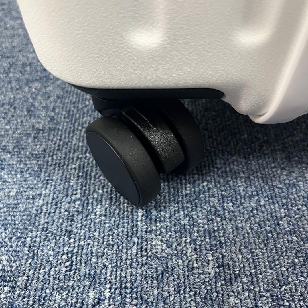 EXACT スーツケース 機内持込可 37/44L 拡張式 TSロック ホワイト