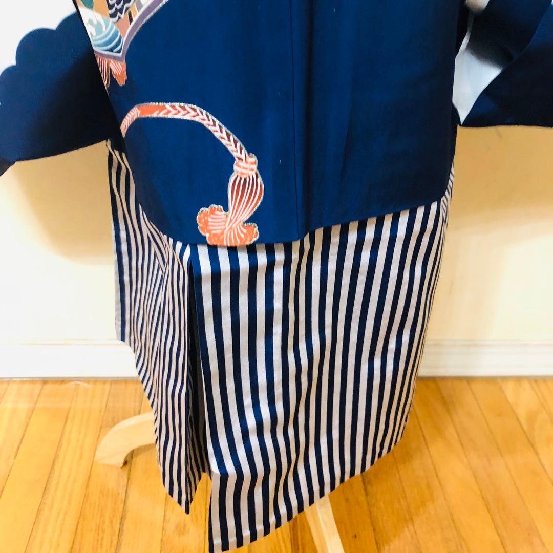 七五三五歳‼️完全️フルセット❤️ 豪華未使用タグ付き‼️日本男子凛々しい鷹豪華刺繍