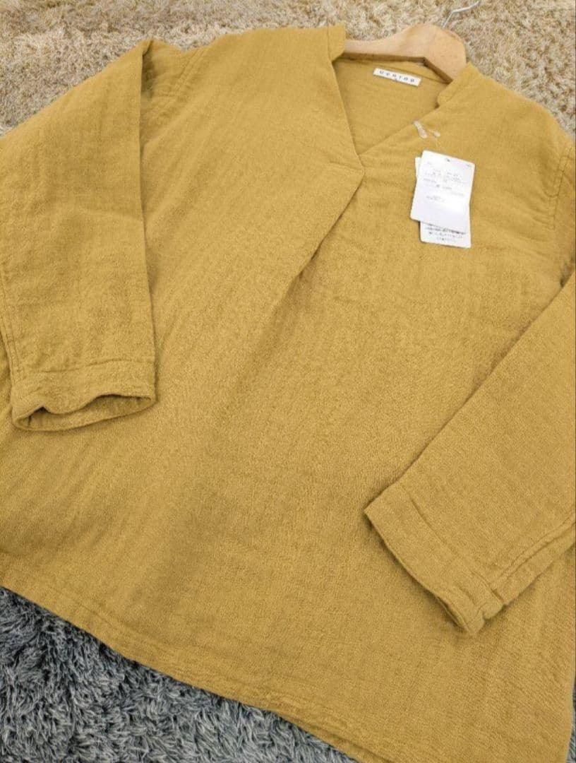UCHINO マスタード 長袖パジャマ　М