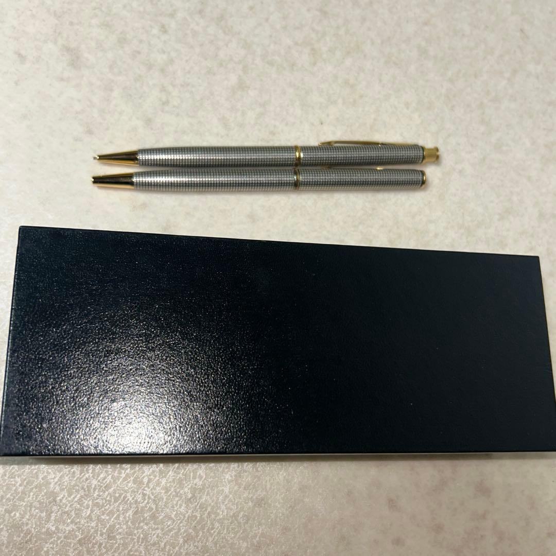 パーカー PERKER シャープペンシル＆ボールペン シルバー ケース入り