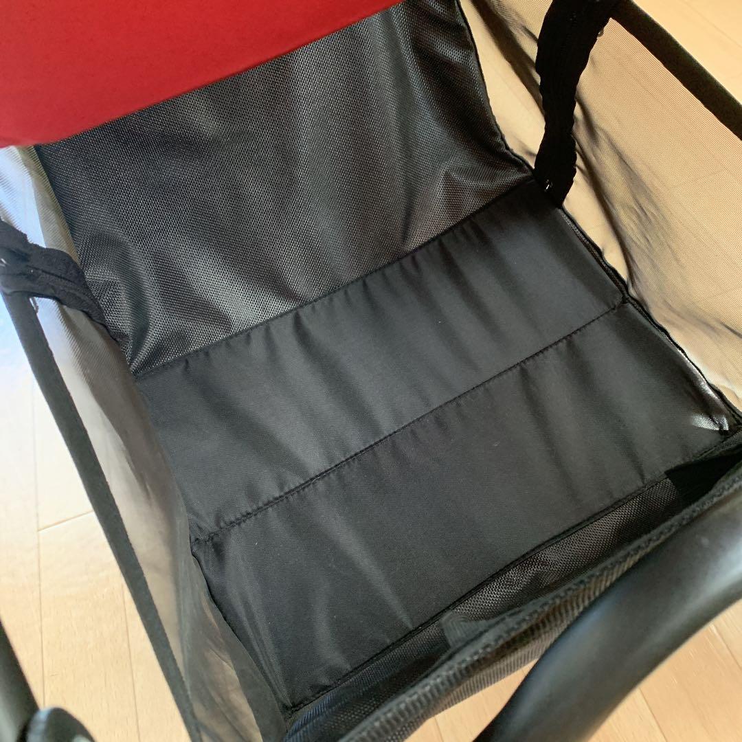 AirBuggy レッドベビーカー 5点式ハーネス