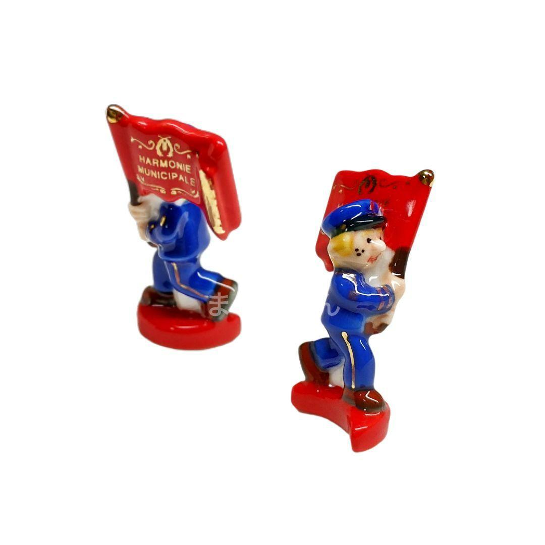【新品・未使用】フランスの街の音楽隊　パレード　金彩　フェーヴ12点　送料込み
