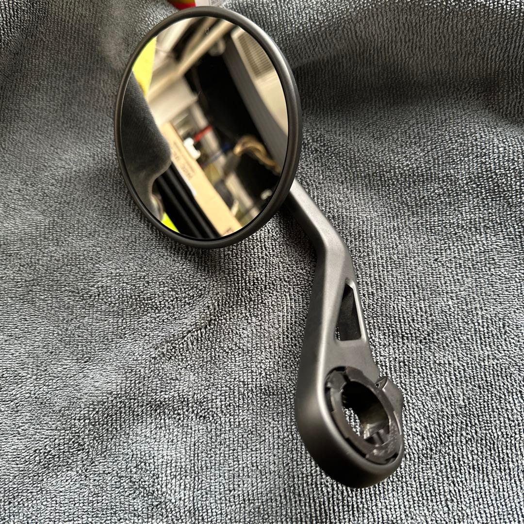 バイクミラー ブラック 円形