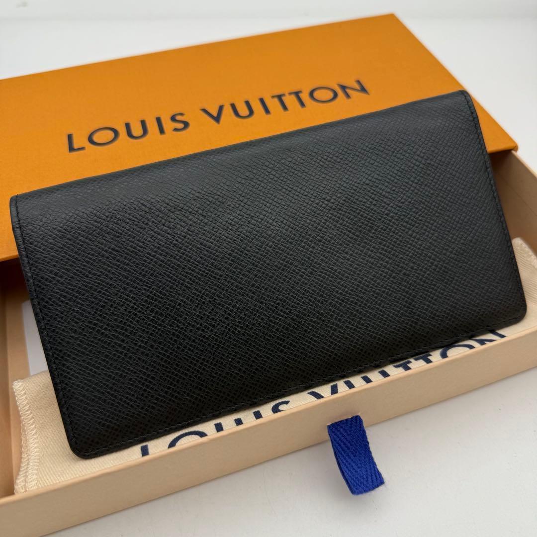 【極上美品】ルイヴィトン タイガ ポルトフォイユ ブラザ ノワール 黒 長財布