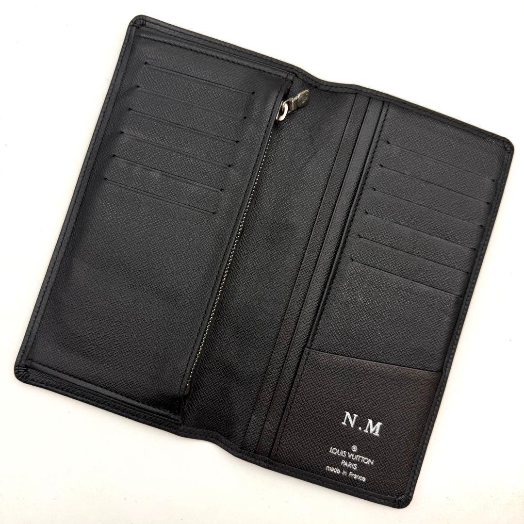 【極上美品】ルイヴィトン タイガ ポルトフォイユ ブラザ ノワール 黒 長財布