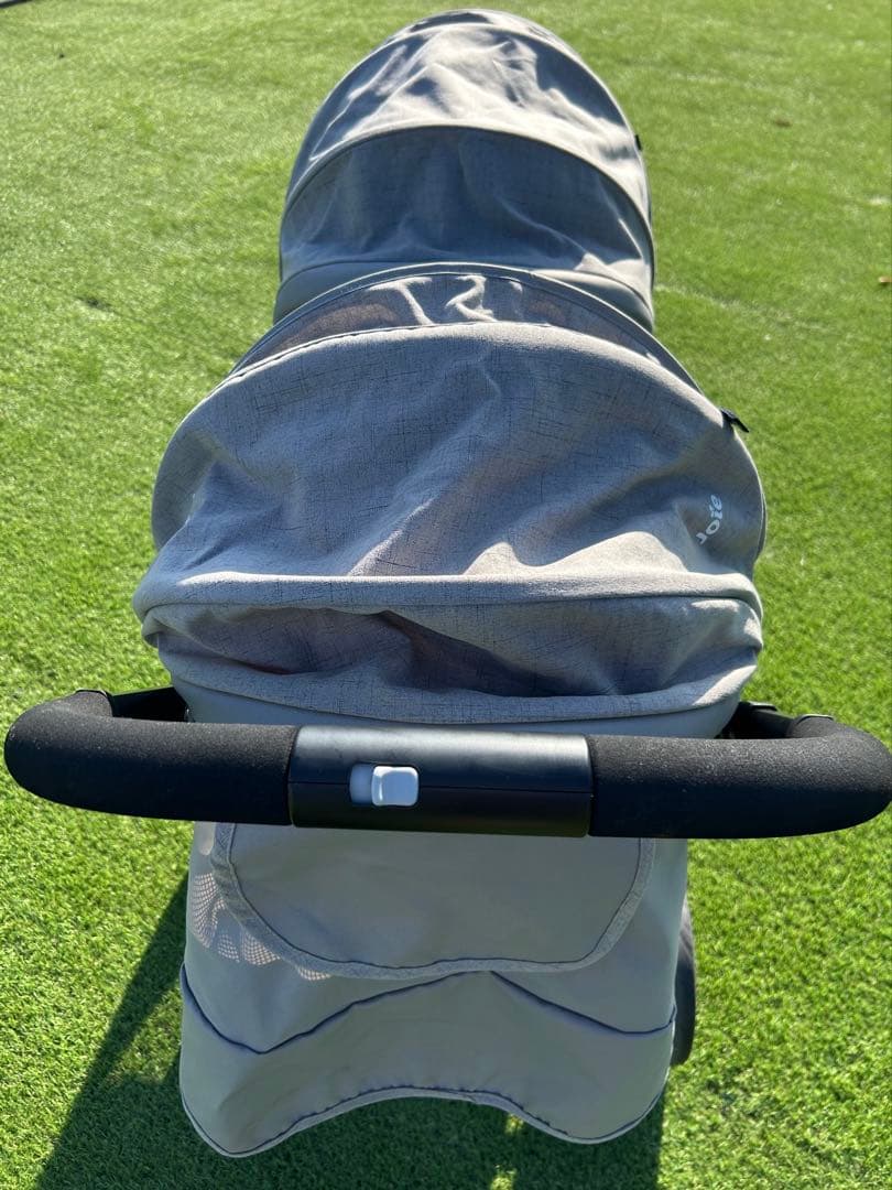 Joie 二人乗りベビーカー　グレー　折りたたみベビーカー