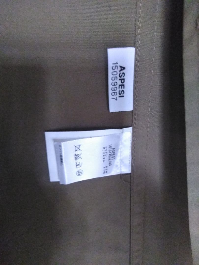 アスペジ ASPESI ステンカラーコート