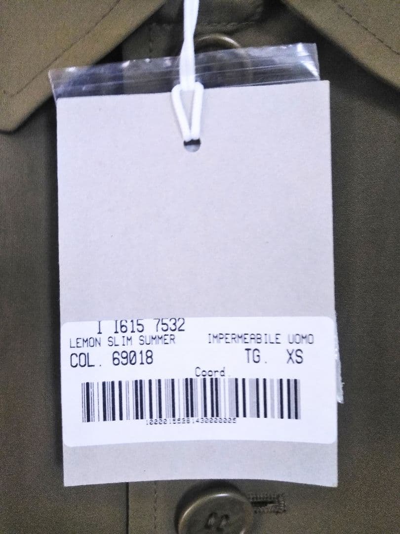 アスペジ ASPESI ステンカラーコート