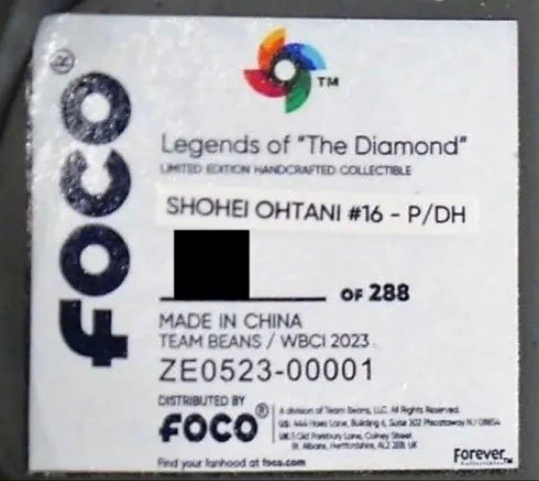 【新品】大谷翔平 2023年WBC ボブルヘッド 世界288個限定 完売品