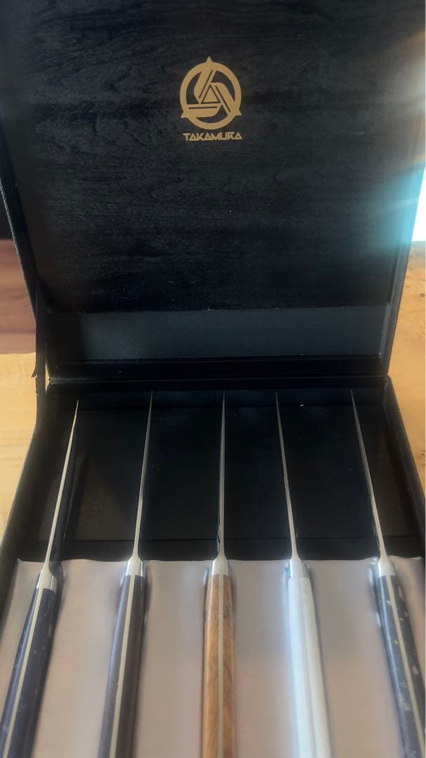 高村刃物　テーブルナイフ 5本セット 半年かけて作ったオーダーメイド 未使用品