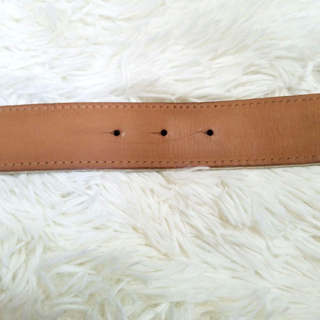 【極美品・希少】VERSACE ベルト レザー イタリア製 総柄 バックル 85