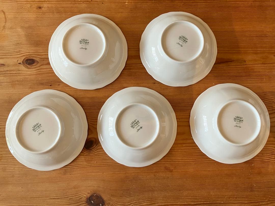 ジノリ　アンティコチェリー　フルーツサラダシリアルボウル×5