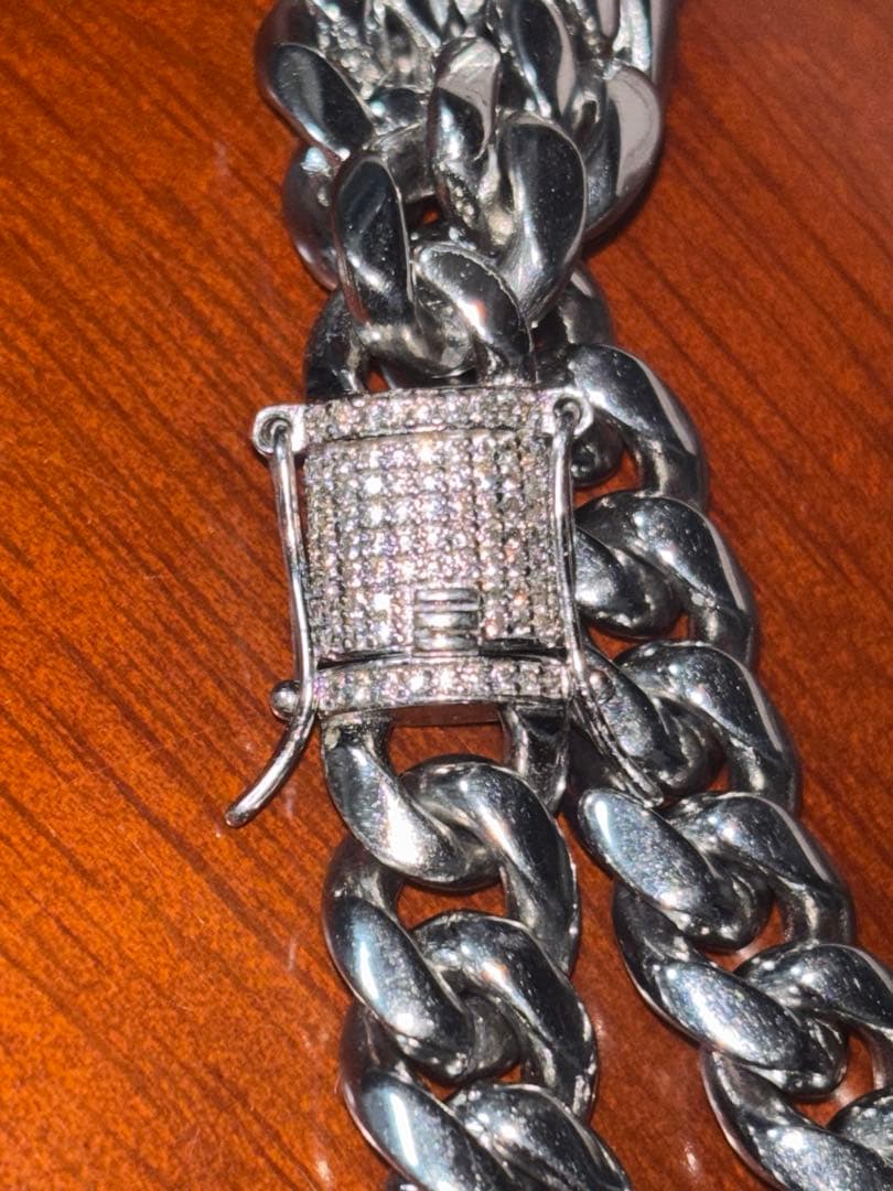 シルバー925 マイアミ ブレスレット14kGF AVALANCHE 喜平