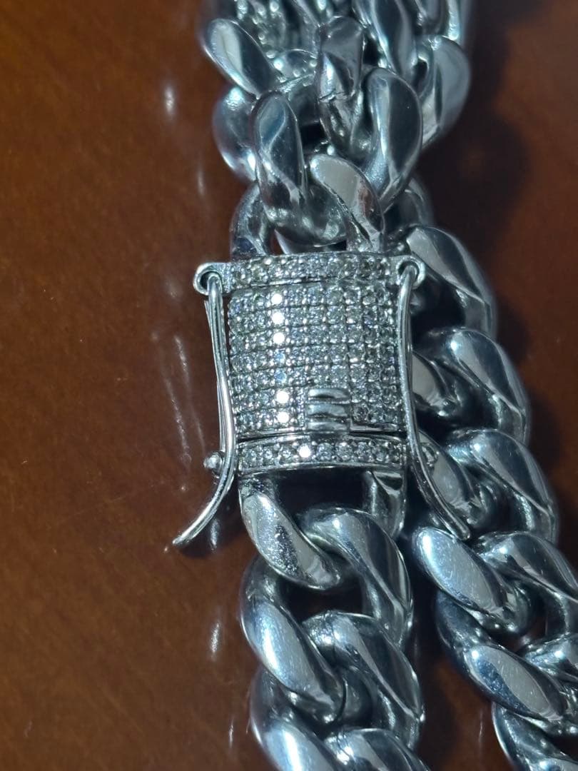 シルバー925 マイアミ ブレスレット14kGF AVALANCHE 喜平