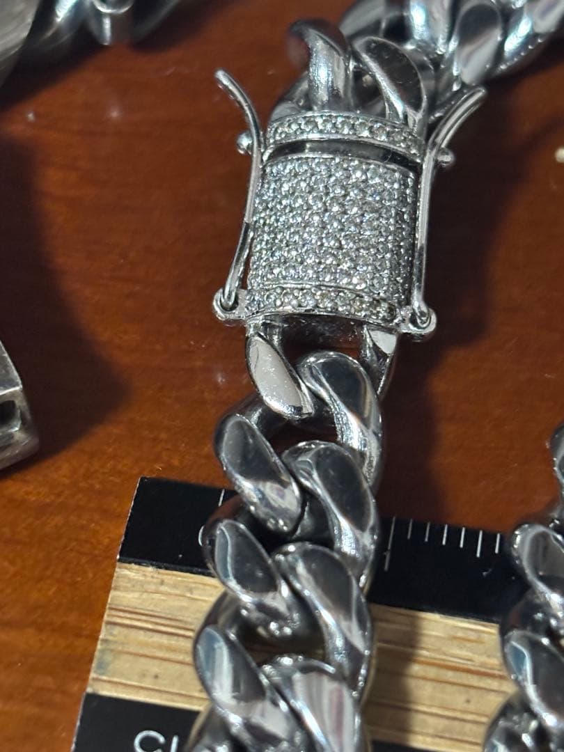 シルバー925 マイアミ ブレスレット14kGF AVALANCHE 喜平