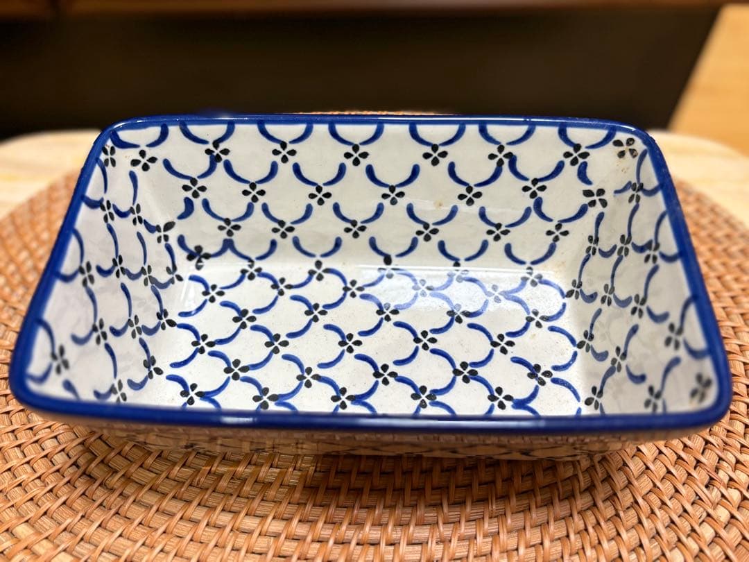 新品　ポーランド　ツェラミカ製　オーブンディッシュ 大　ポーリッシュポタリー　②