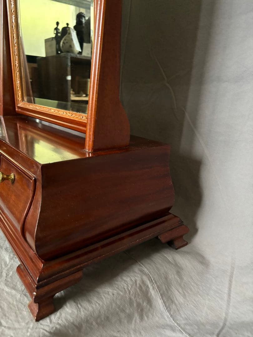 高級ドレッサー 鏡台 隠戸 58cm 11kg