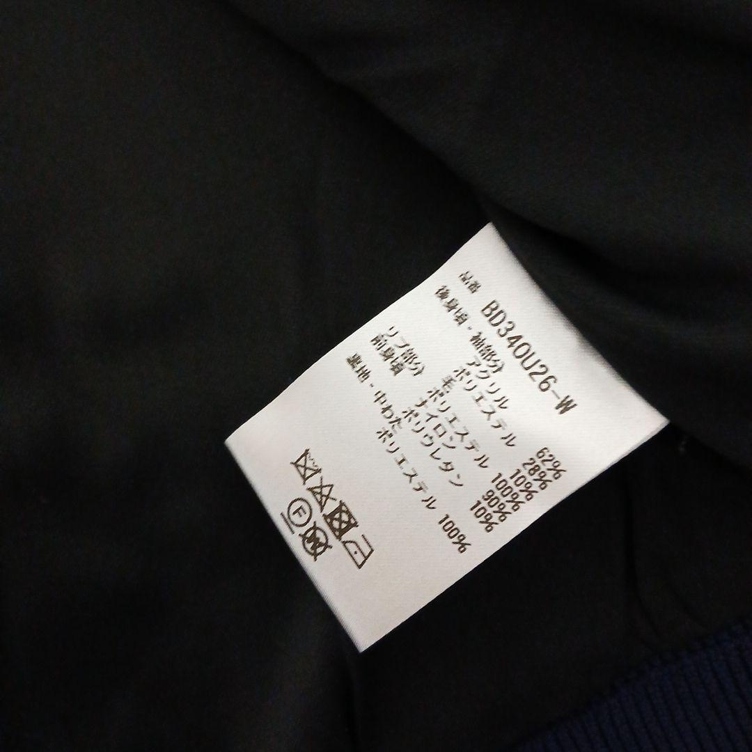 レザレクション レディース GMニットコンビネーションパデットブルゾン紺