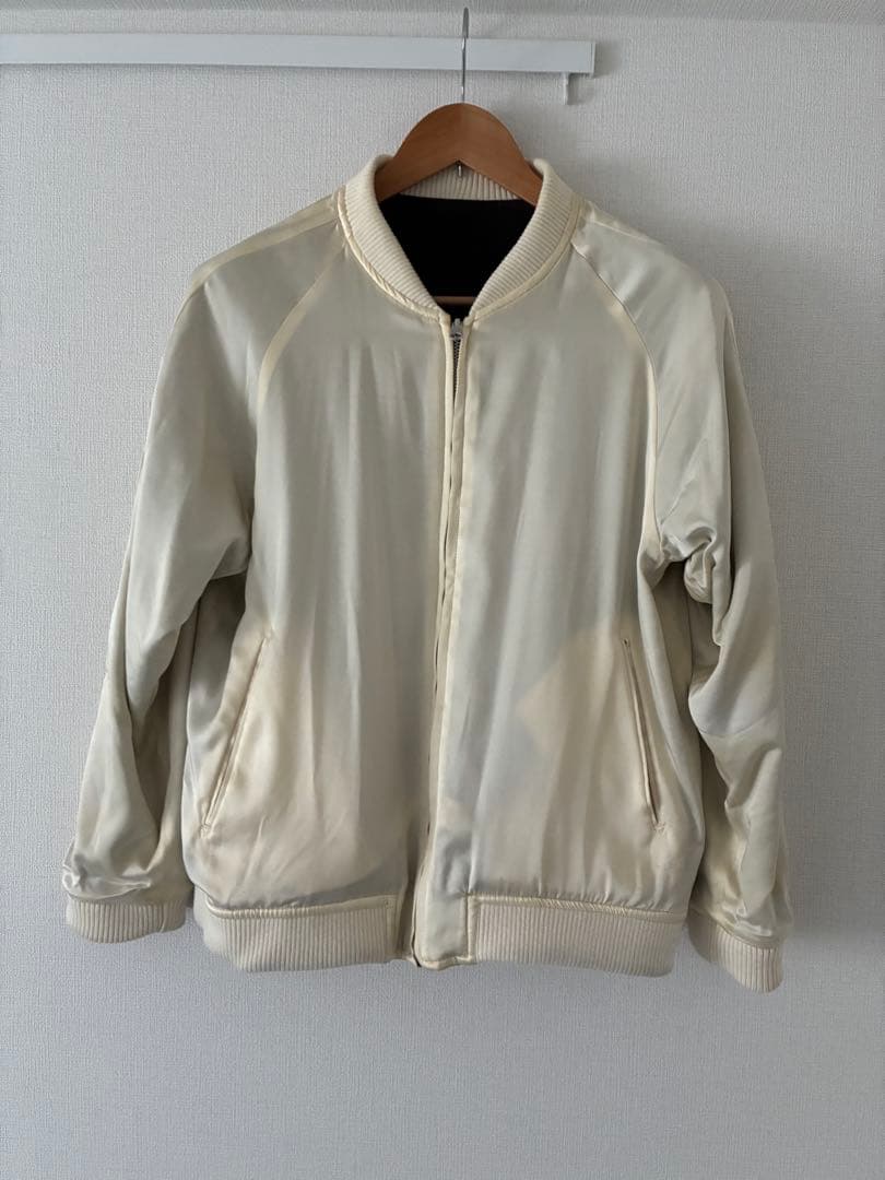 varde77 アラスカジャケット　別珍　スカジャン　スーベニア　ベトジャン濃紫