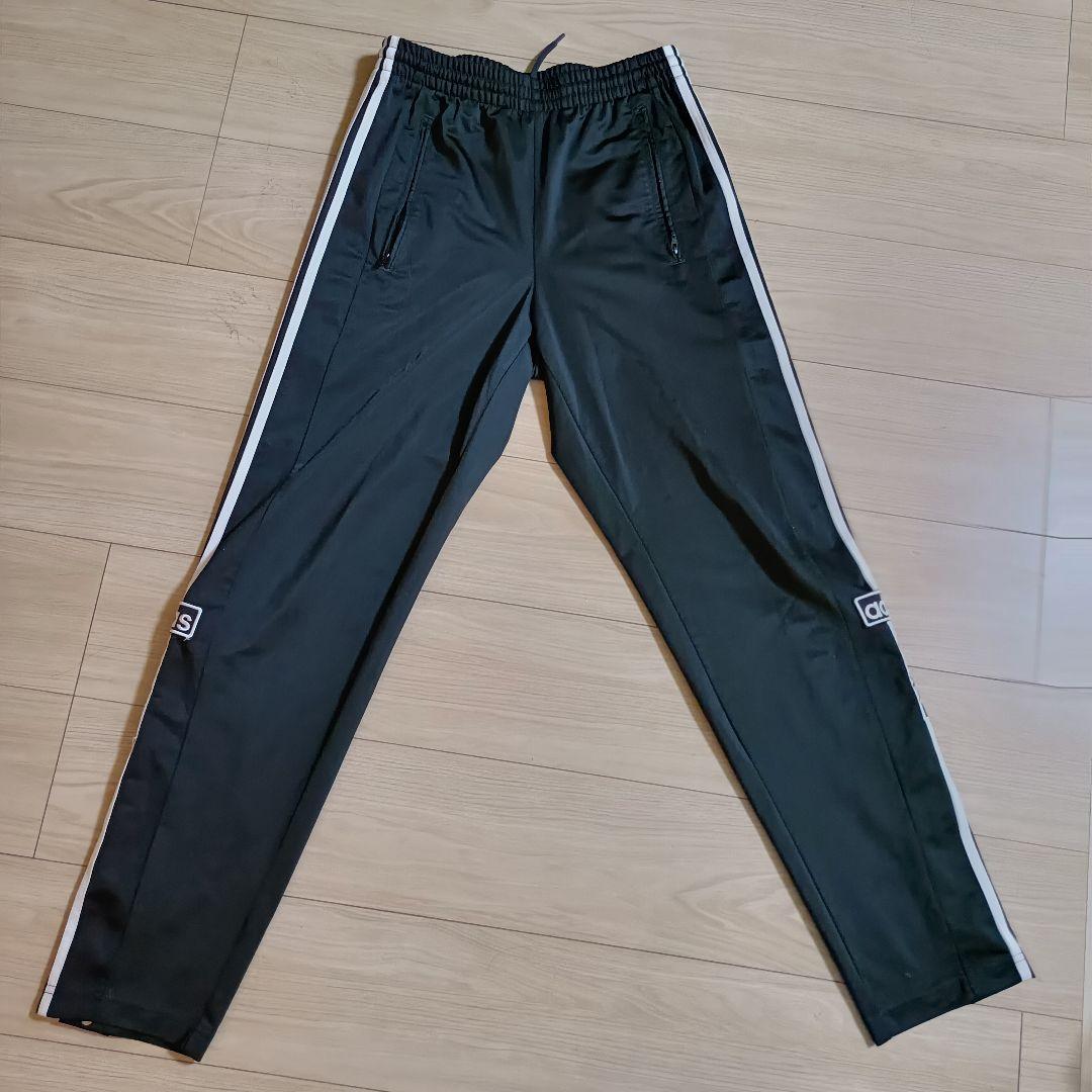 アディダス 黒 クラシックス アディブレイク スナップパンツ ジャージ メンズL