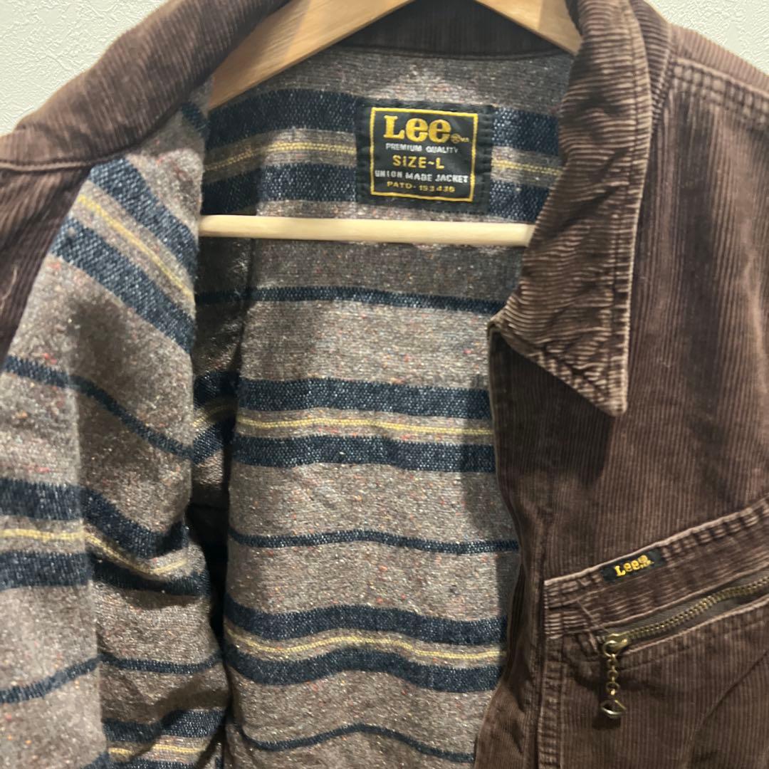 希少❗️70～80s/ジップアップブルゾン/ダメージ有/L/コーデュロイ/BRW