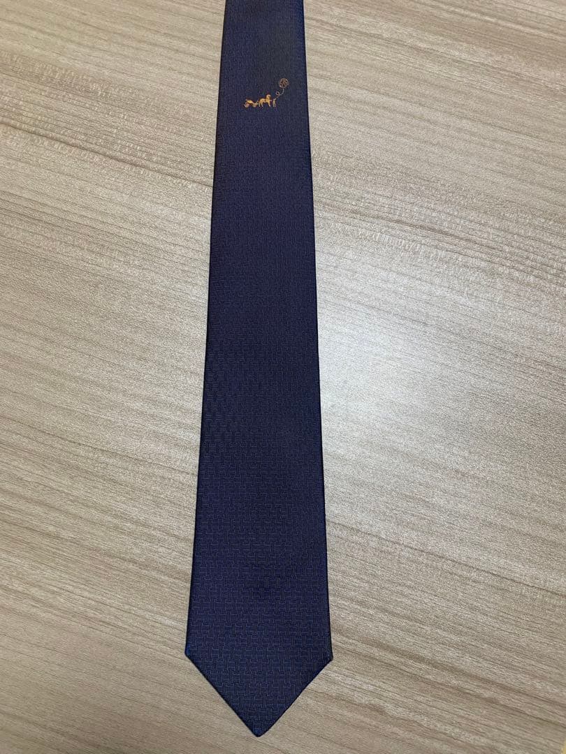 エルメス　ネクタイ　刺繍　馬