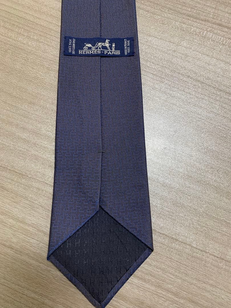 エルメス　ネクタイ　刺繍　馬