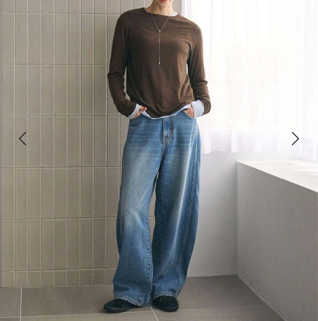 新品未使用　BEAUTY&YOUTH カーブデニム