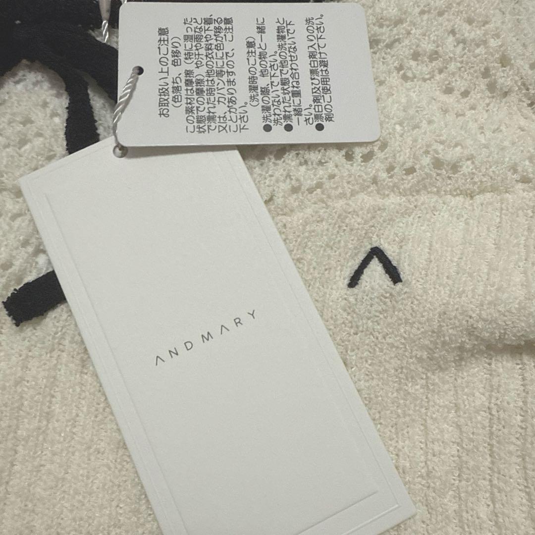 andmary Lily crochet mini dress 新品未使用正規品