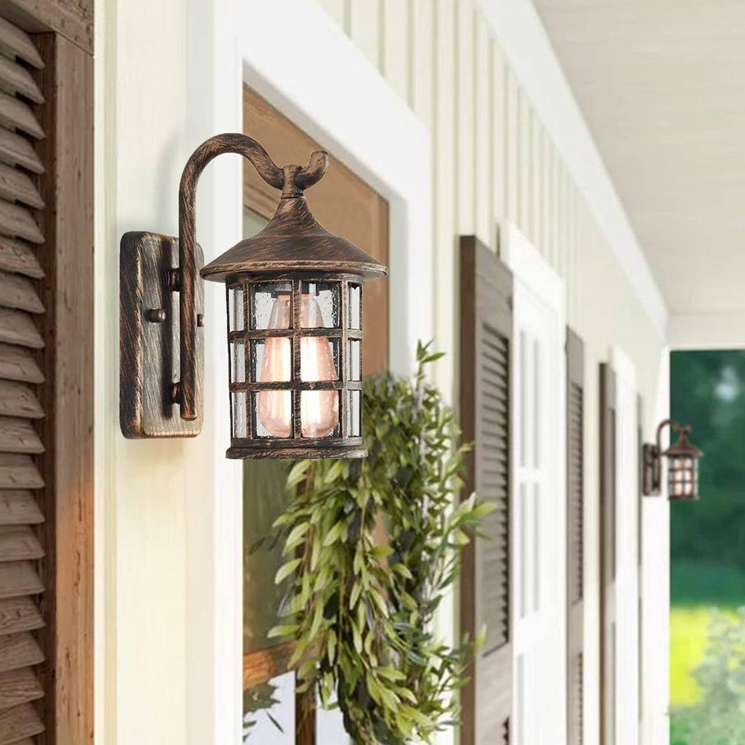 E26口金対応のアンティーク調ブラケットライト