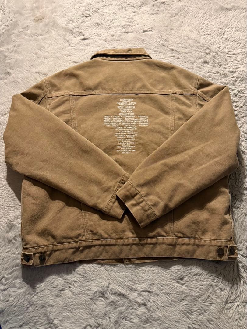 Carhartt ベージュ デニムジャケット