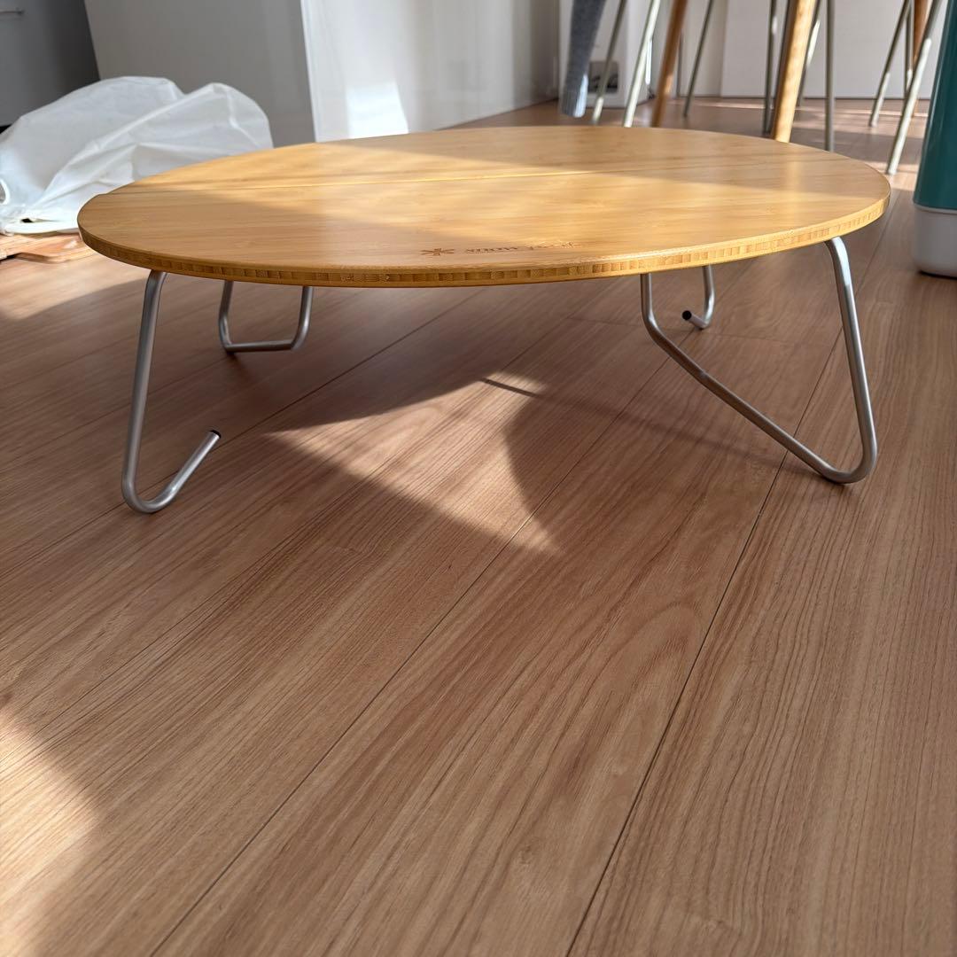 値下げ不可  peak ちゃぶ台 竹製 アウトドアテーブル