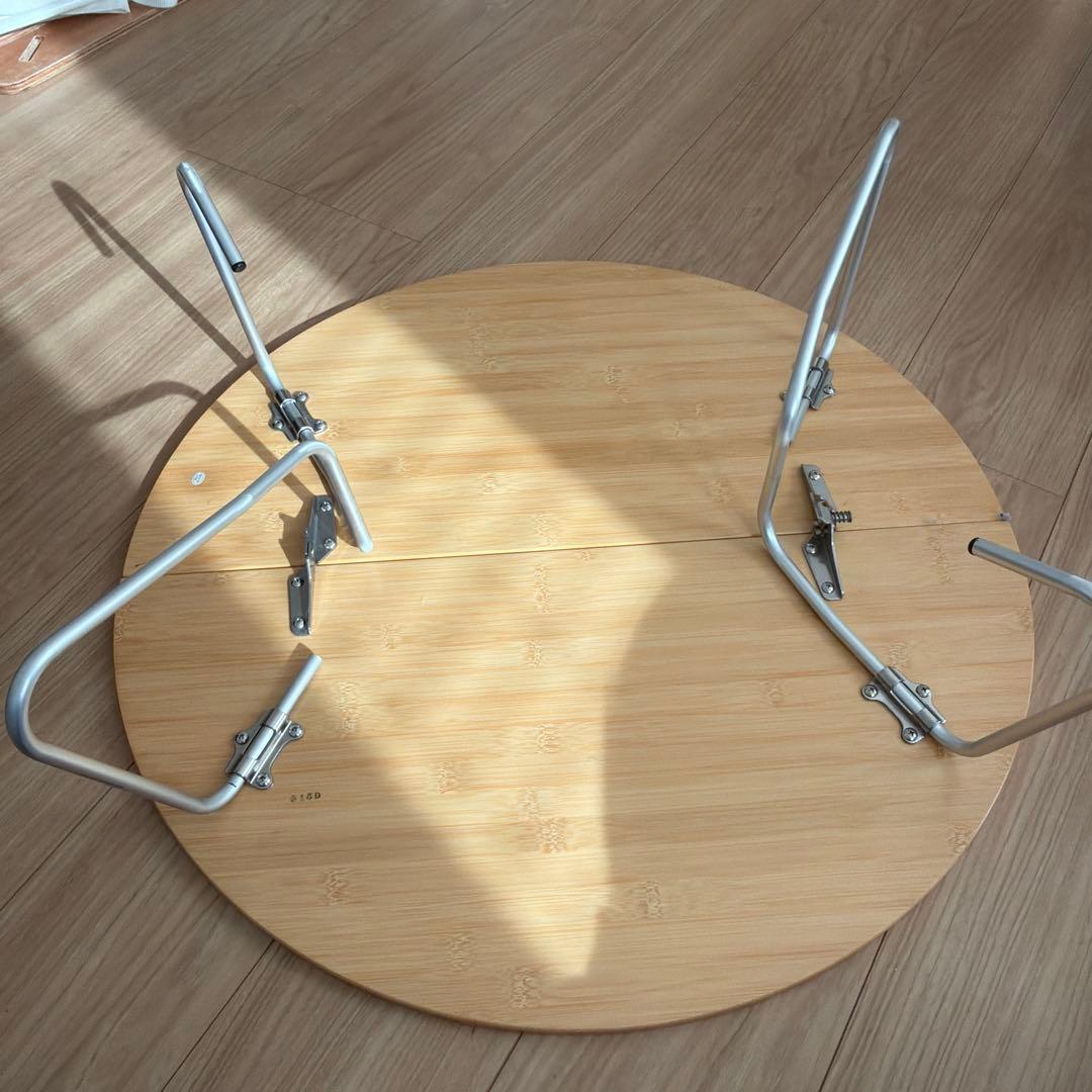 値下げ不可  peak ちゃぶ台 竹製 アウトドアテーブル