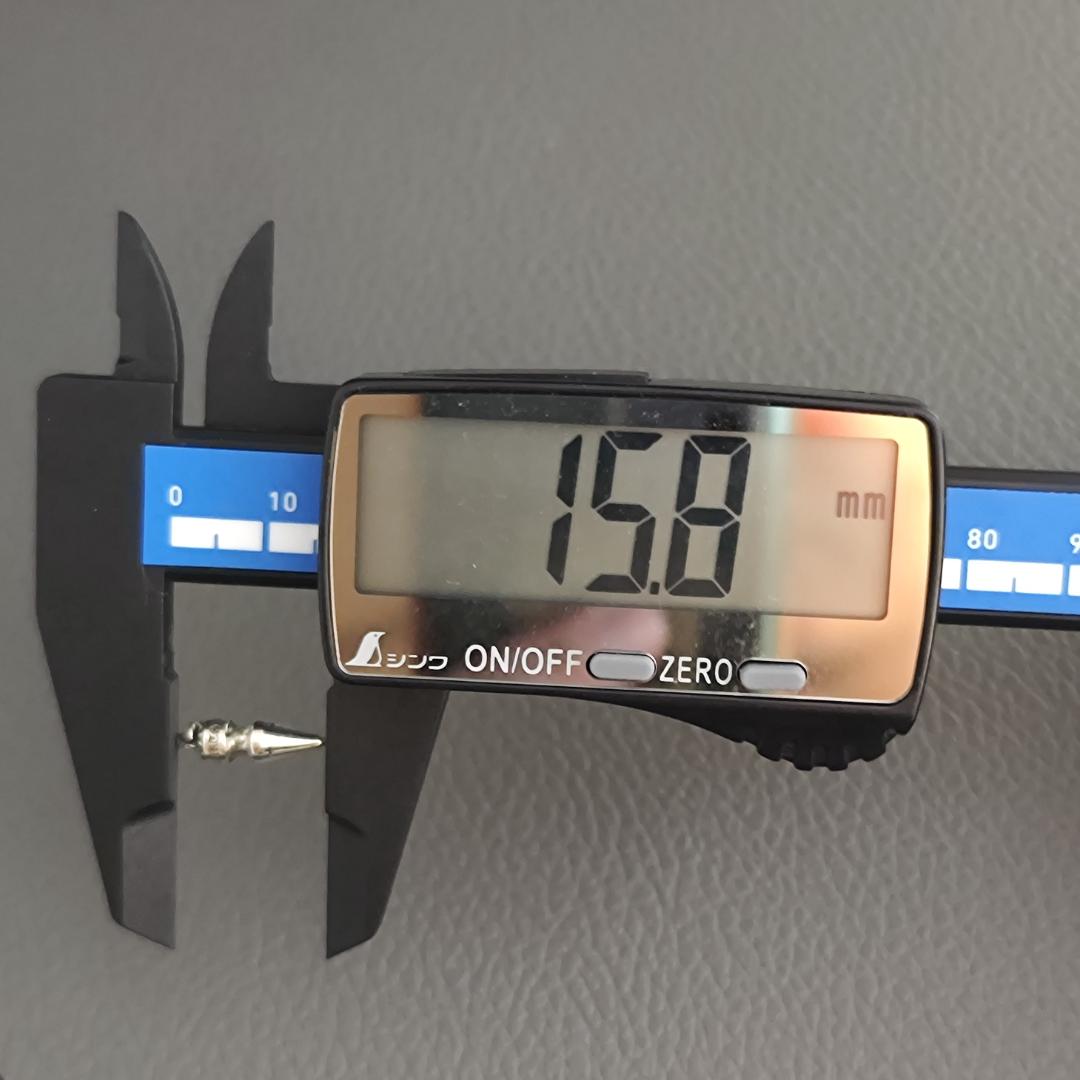 CHROME HEARTS クロムハーツ スパイク ドロップ ピアス 片耳