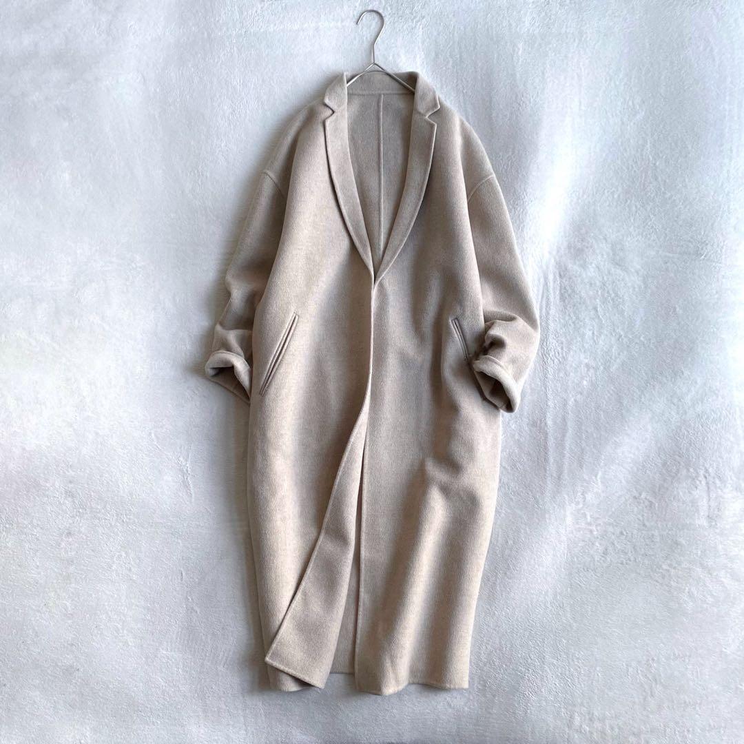 【美品✨】Plage ハミルトンテーラードコート　ダブルフェイス　抜け感　36