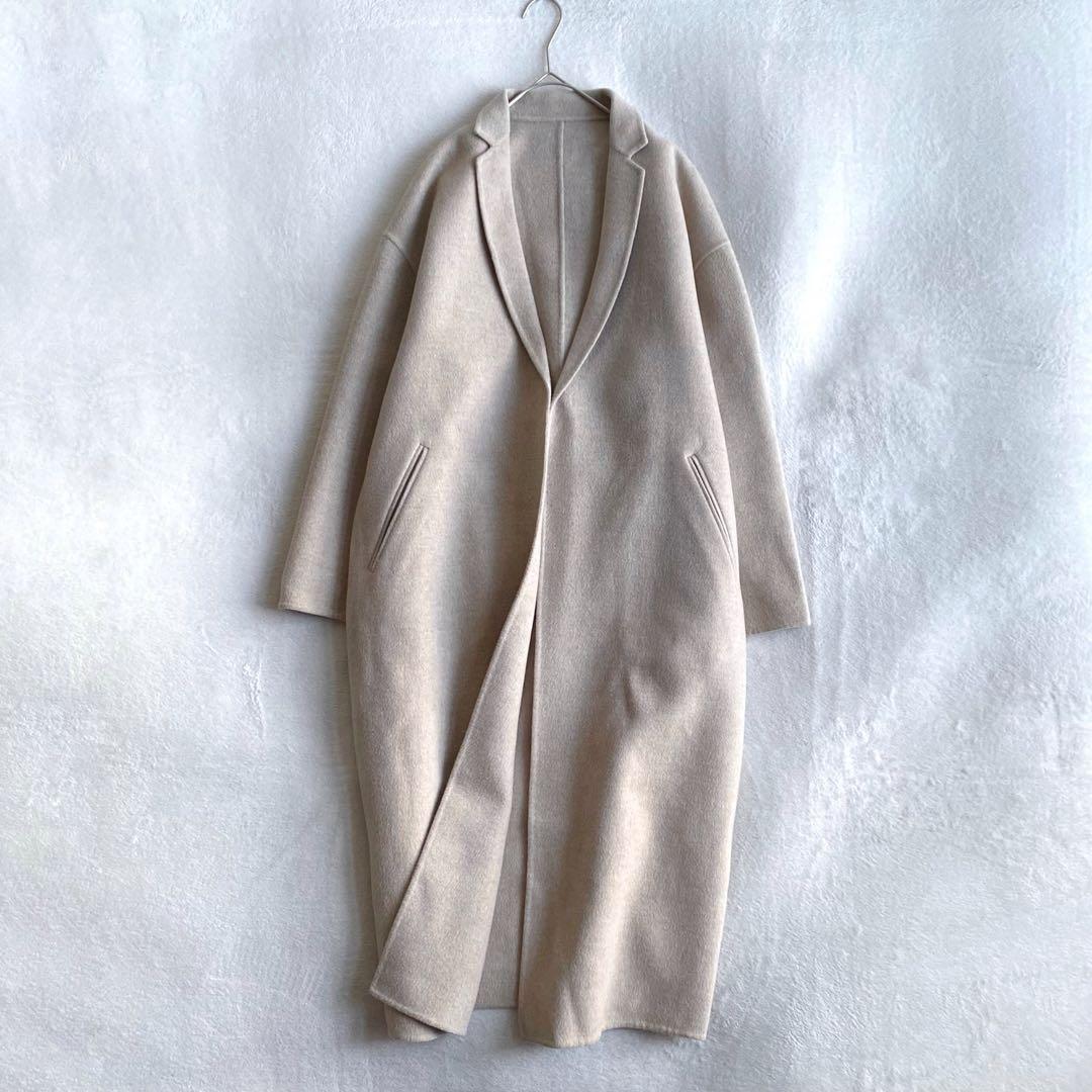 【美品✨】Plage ハミルトンテーラードコート　ダブルフェイス　抜け感　36