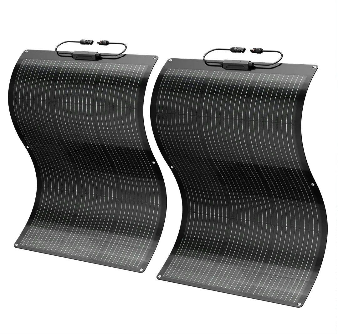 BougeRV ソーラーパネル 100W 2枚 　Arch100