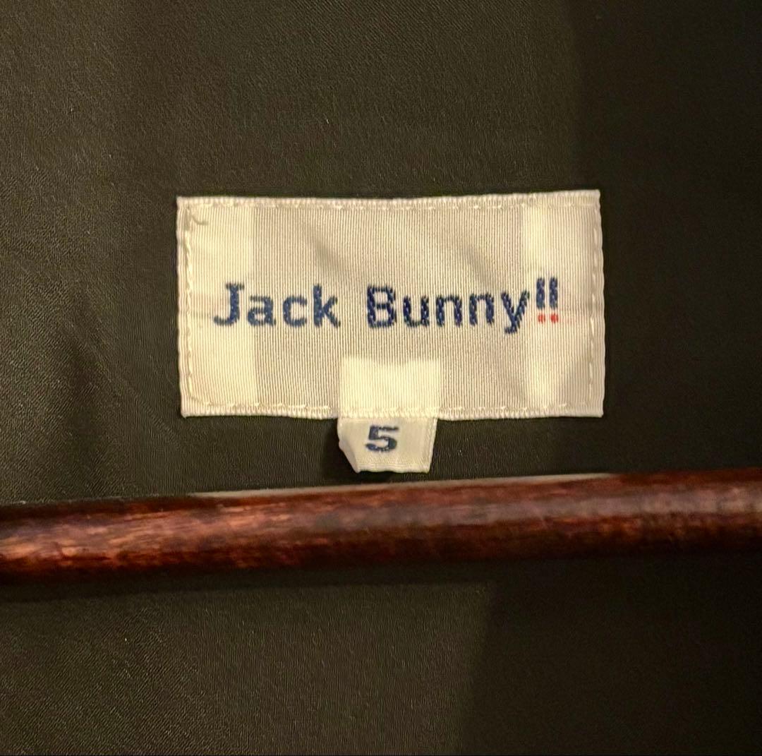 【美品】ジャックバニー ストレッチ 2WAYブルゾン ダウン ベスト サイズ5